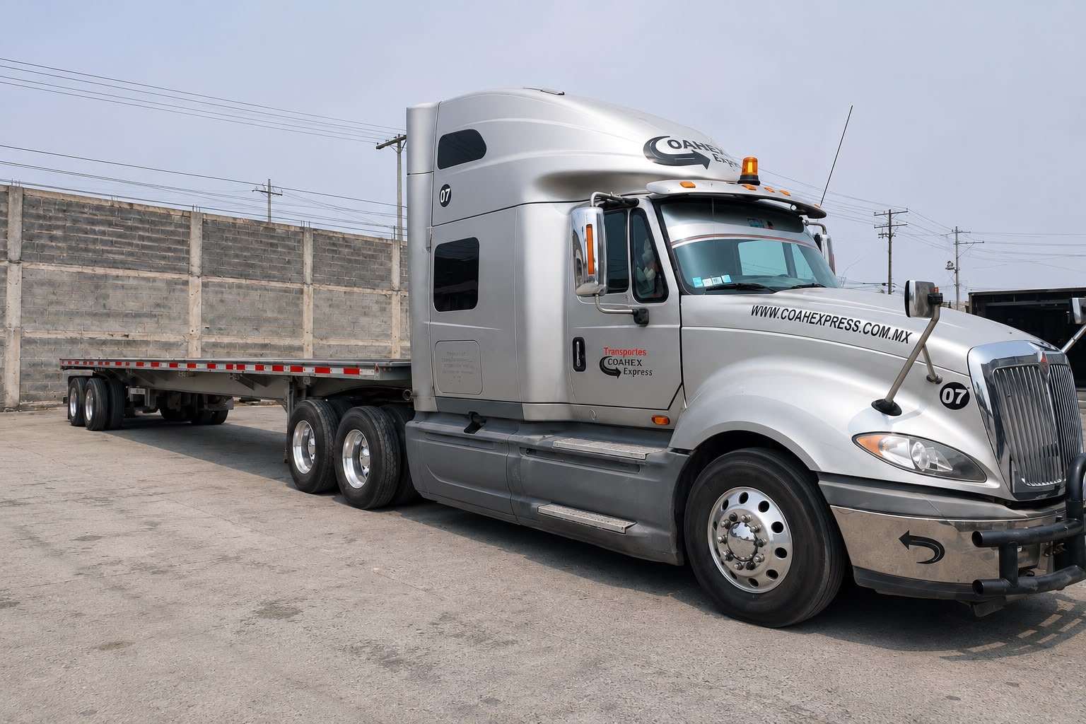 Unidad plataforma Coahuila Express